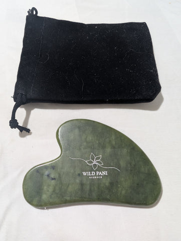 Gua Sha green jade