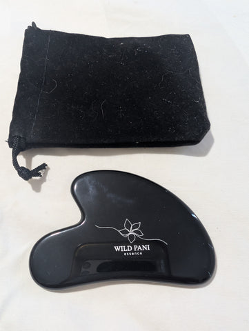 Guasha black obsidian